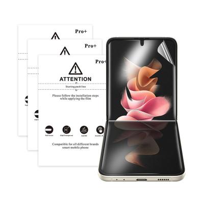 China Anti-fingerprint for samsung galaxy z flip 3 fold 3 z tpu screen protector film mobile phone protector soft hydrogel film for sale