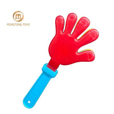 China Customized Promotional Cheering Toy Fans Plastic Cheap Noise Manufacturer Small Cheering Cheering Hands for sale