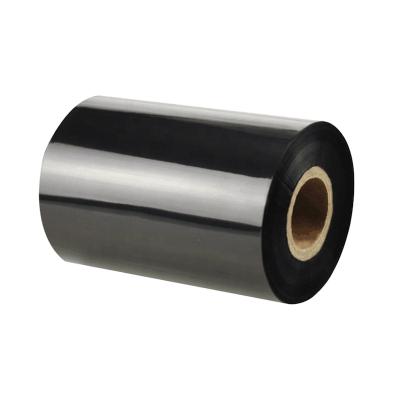 China 110mm*300m COMPATIBLE Resin Transfer TTR Thermal Ribbon For PET PVC Synthesis Label Scratch Resistant Good Alcohol Barcode Printer Ribbon for sale