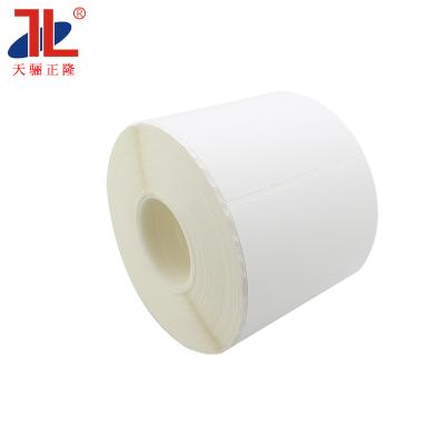 China Anti-Counterfeiting Custom 80mm*40mm Thermal Transfer Adhesive Labels, Shipping Labels, Thermal Cardboard Stickers Label for sale