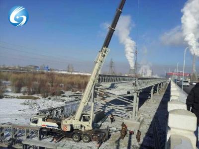 China Muti-span bailey bridge,long span bailey bridge,CB200 bailey,(HD200)TSR,double lane erect for sale