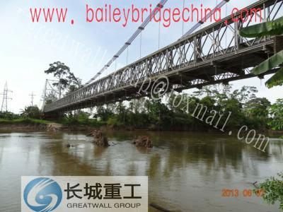 China Bailey bridge/Bailey Suspension bridge/Overhung Bailey Bridge for sale