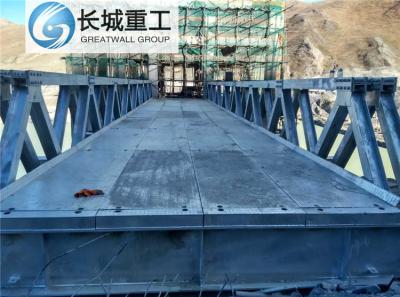 China Portable Stability Bailey Truss Bridge , Temporary Modular Bridge Elegant Appearance for sale