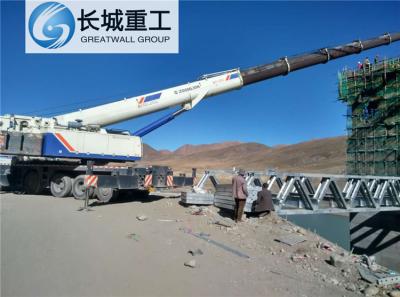 China Reliability Bailey Suspension Bridge , Temporary Steel Bridge High Pressures for sale