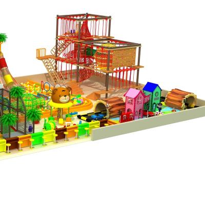 China 1-3 adventure rope course indoor playground for sale