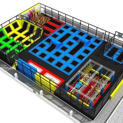 China Kids and Adult Trampoline Games World Class Indoor Trampoline Park for sale