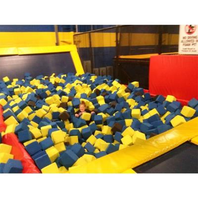 China Factory Price Indoor 1-3 Ball Trampoline Foam Pit Blocks Foam Pit Cube for sale