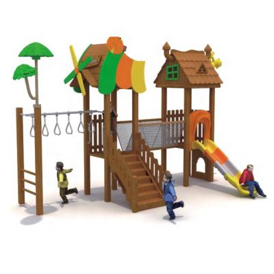 China Monkey Swings Wooden Bars Wooden Playground Outdoor Wooden Playground Playhouse Wood Wood for sale