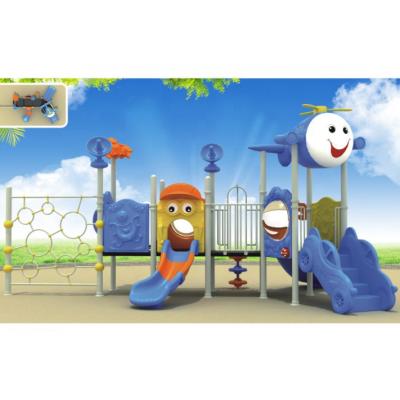 China 1-3 Plastic Slide For Toys Preschool Plastic Playground Outdoor Playground Equipment For Kindergarten for sale