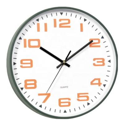 China New CREATIVE design slmple style hot spun plastic wall clock for sale