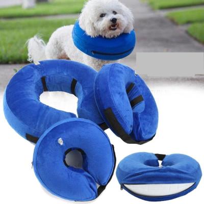 China Viable Protective Inflatable Cone Protective Inflatable Pet Collar Dog Soft Inflatable Neck Ring Collar For Sale for sale