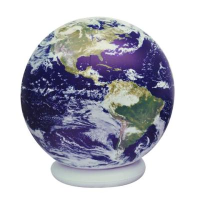 China Large Inflatable PVC Astro World Globe Standing Inflatable Helium Earth Balloon For Sale for sale