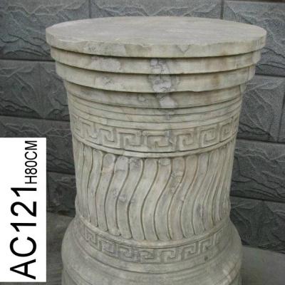 China solid cheap stone pillar, stone colums for sale