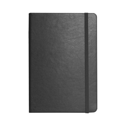 China Hardcover Personalized A5 Journal Custom Daily Diary PU Leather Cover Notebook With Elastic Band for sale