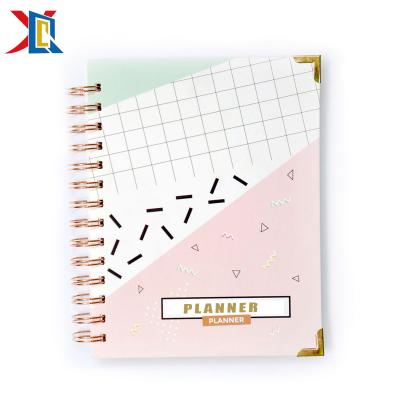 China Custom Thicker Paper Hardcover Book with Pen Holder 2020 Weekly Monthly School Planner for sale