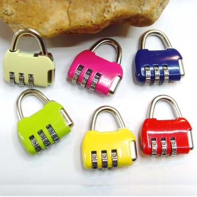 China CH-13A Zinc Alloy Produce Mini 3 Digit Combination Padlock for sale