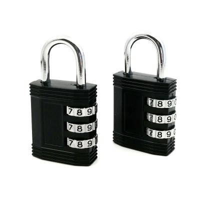 China High Security Workmanship New Gym Zinc Alloy Locker Lock CH-606-2 Adjustable 3 Digit Luggage Combination Padlock for sale