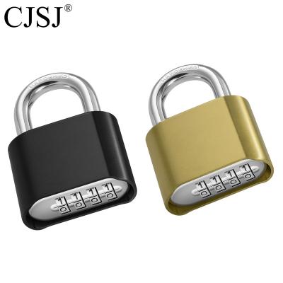 China CH-610 Large Adjustable Bottom Padlock Durable Zinc Alloy Material Outdoor Zinc Alloy 4 Dial Size 50mm Combination In Locks for sale