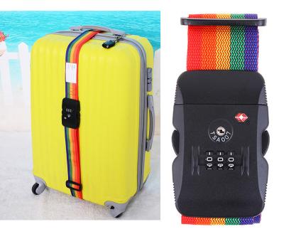 China TSA-319 suitcase fashion 2M length 3 length 3 luggage strap tsa digital lock for sale