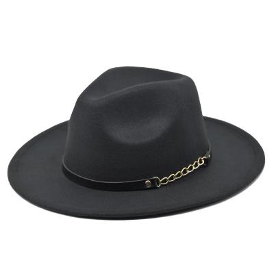 China New Image 2021 Fedora Hats British Image Leopard Grain Hat Fashion Tweed Jazz Hat For Women Men for sale