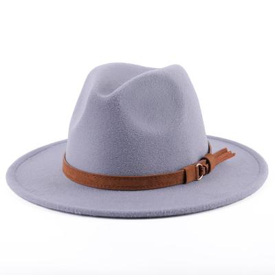 China New Image 2021 Fedora Hats British Image Leopard Grain Hat Fashion Tweed Jazz Hat For Women Men for sale