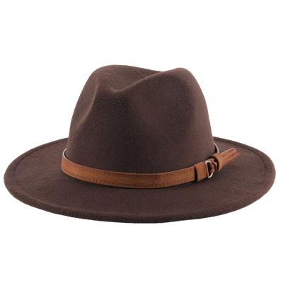 China Fedora Hats Fashion Customized Outdoor Multiple Color Spring Middle Brim Character For Women Custom Ribbon Simple Logo Accessory for sale