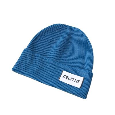 China Autumn and winter of the COMMON 2021 new warm knit hat South Korean color pure wool children's ear cap hat fashion for sale