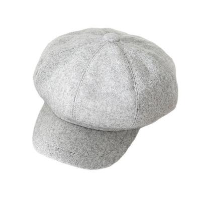 China 2021 Beauty Autumn And Winter Warm Woolen Beret for sale