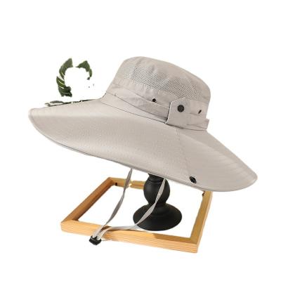 China 2021 Picture Wide Brimmed Bucket Hat With Roof Hollowed- Out Sunscreen Cap for sale