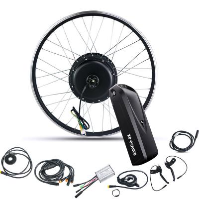 China 1500W Electric Ebike Conversion Kit Electric Car Cycle Vehicle Scooter Motorcycle Motorcycle Conversion Kit with 26