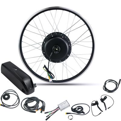 China 1500w electrico ebike dirt bike motorcycle bicycle motor conversion kit electrico conversion kit with battery included 26