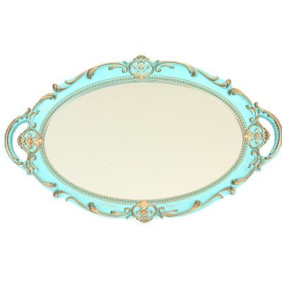 China Sustainable Home Decoration European Style Hotel Plastic Mirror Trays for sale