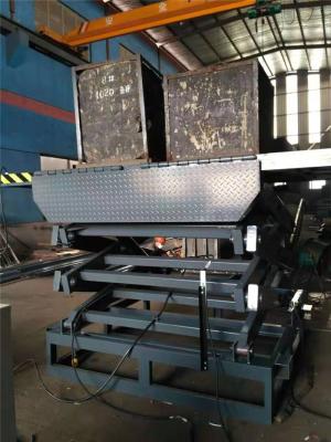 China Hydraulic Electric Warehouse Mezzanine Goods Lift Stop 2 Times for sale