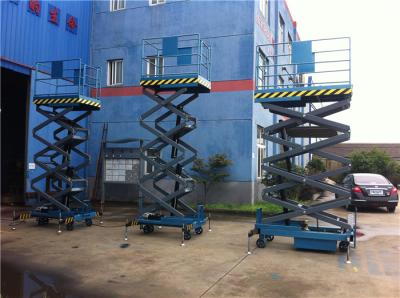 China 500kg 12m Small Electric Scissor Lift Table Electric Hydraulic Lifting System for sale