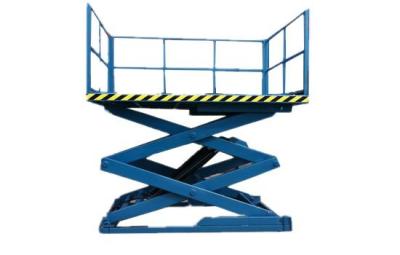 China Electric Hydraulic Mechanical Scissor Lift Platform Built In Loading Dock for sale