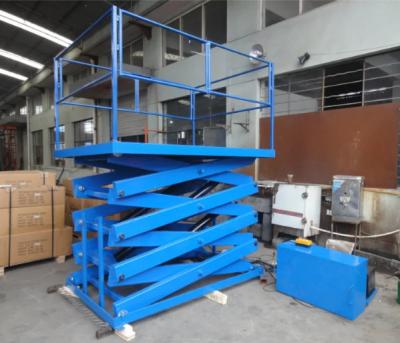 China Explosion Proof Vertical Hydraulic Scissor Lift Platform1500mmx1500mm Size for sale