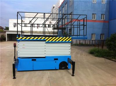 China 10m Mobile Scissor Lift Aerial Work Platform Central Hydraulics Scissor Lift for sale