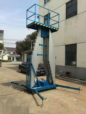 China Aluminum Alloy Triple Mast Aerial Work Platform Explosion Proof Safety Valves for sale