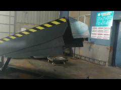 4m length dock leveler is testing