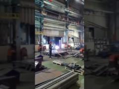 Dock Leveler Is Welding At Work Shop