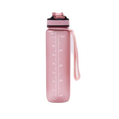 China Viable Hot Sale Color In Gradient Drinking Cup Large Capacity Include Straw Trending Water Bottle for sale