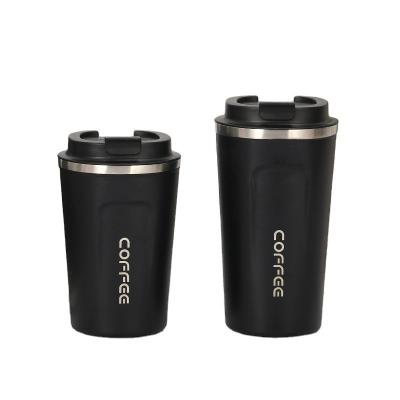 China Unbreakable Fashion Double Wall Vacuum Travel Car Mug Stainless Steel Thermal Coffee Mugs Tumbler With Screw Lid Mugs for sale