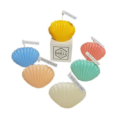 China Factory Price Made Professional Fashion Luxury Style Shell Shape Colorful Candles Aromatherapy Luxury Scented Aromatherapy Candles Soy Gifts Sets for sale