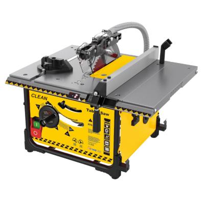 China Wooden Working Machine 216mm No Dust Table Saw With Extension Table for sale