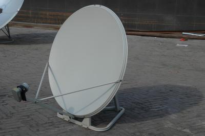 China Professional KU75 Dish Satellite Antenna Good Frequency Response for sale