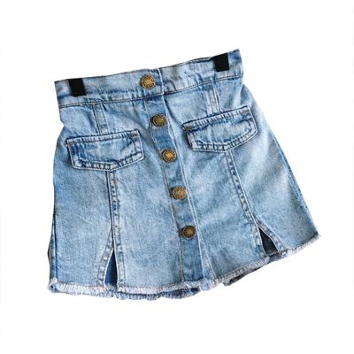 China Wholesale Breathable Washed Dneim Skirt Fashion Girls Summer Teen Shorts for sale