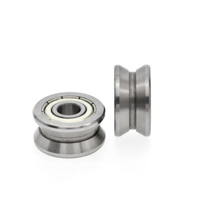 China Stable performance: low voice V spline guide roller LV LV20/8 series 8*30*14 V bearing for sale