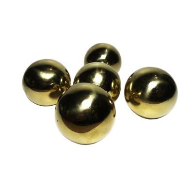 China Solid Stable Performance Ball Handball Brass Fitness Balls Bronze Sphere Decorative Ornaments Copper Balls for sale