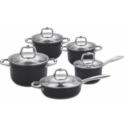 China Sustainable Special Design Best High Grade Choice Cookware Sets Big Pot Stainless Steel Pots And Pan Sets for sale