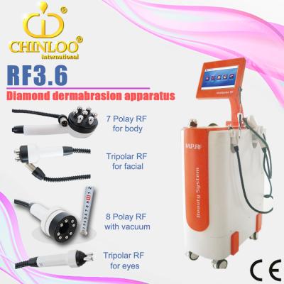 China Face Lift RF3.6 Multipolar Tripolar Cavitation RF Machine Bipolar Radio Frequency For Skin Tightening for sale